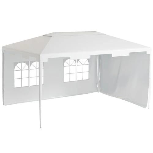 3 x 4 m Garden Gazebo Outdoor Canopy Marquee Party Tent White by Outsunny