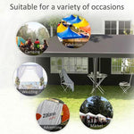 Outsunny 6m x 3m Garden Gazebo Marquee Canopy Party Tent Canopy Patio Dark Grey - Gazebos