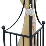 Metal Gazebo With Sides Beige 3m x 3m Waterproof Gazebo by Outsunny