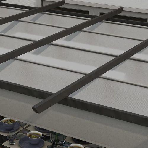 Outsunny Outsunny 4 x 3(m) Aluminium Pergola Gazebo Garden Shelter w/ Retractable Roof - Gazebos
