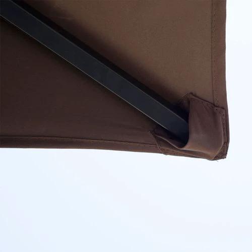 Outsunny Outsunny 8ft Double-Tier Gazebo Grill Canopy Tent Shelter-Coffee - Gazebos