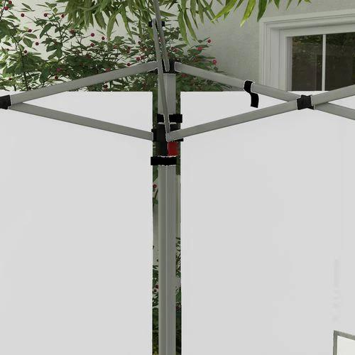 Outsunny Gazebo Side Panels for 3x3(m) or 3x4m Pop Up Gazebo, 2 Pack, White by Outsunny