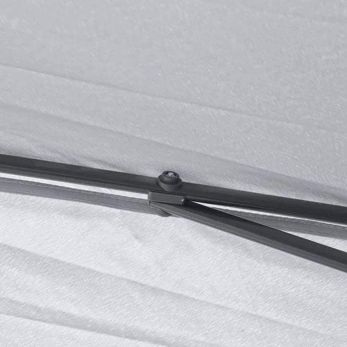 Outsunny Pop Up Gazebo Height Adjustable Canopy Tent w/ Carrying Bag, Grey - Gazebos