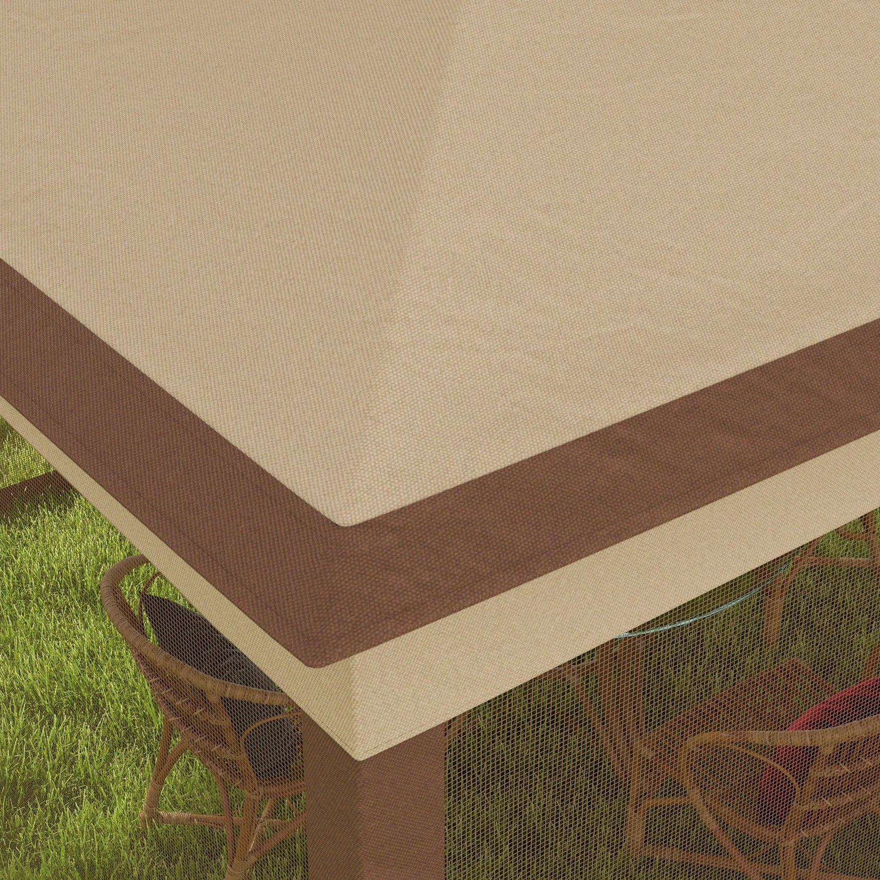 Outsunny Outsunny Garden Folding Tent Heavy Duty Pop Up Gazebo for Party Light Grey - Gazebos