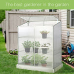 3 Tier Greenhouse Garden Cold Frame Plant Flower Growth 129.5L x 58W x 140H cm - Greenhouse from Outsunny