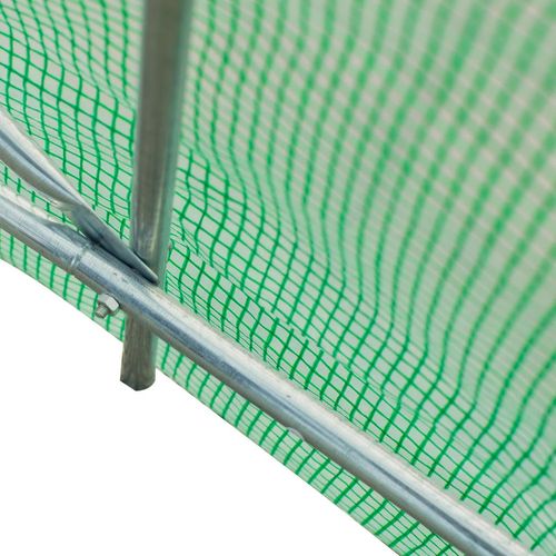 Outsunny 4.5m x 2m x 2m Walk-In Gardening Plant Greenhouse w/ PE Cover, Green - Greenhouse from Outsunny