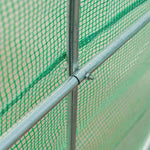 Outsunny Outsunny 4.5m x 2m x 2m Walk-In Gardening Plant Greenhouse w/ PE Cover, Green - Greenhouse