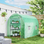 Outsunny Greenhouse Polytunnel Walk-in Grow Plant Steel 3 x 2 m Outdoor by Outsunny
