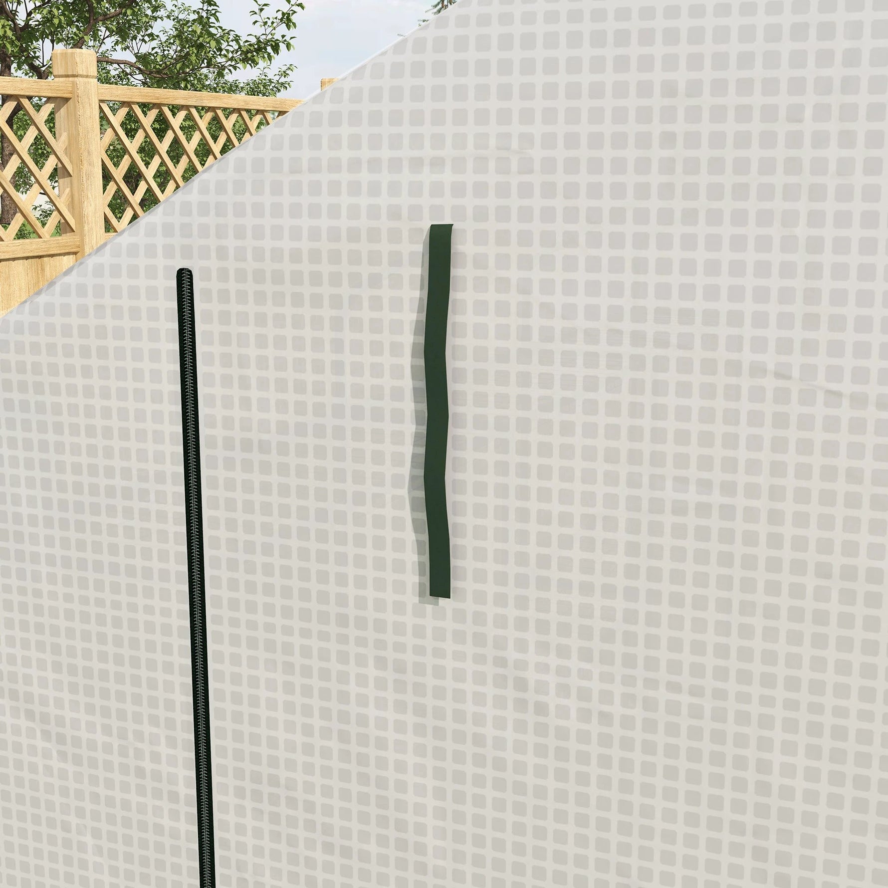 Outsunny Outsunny Walk-in Garden Greenhouse Shelves Polytunnel Steeple Grow House - Greenhouse