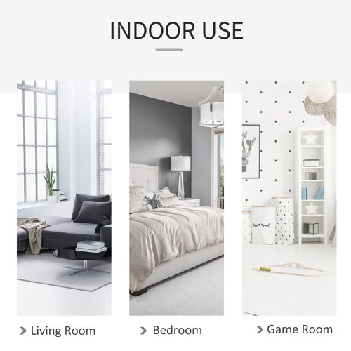 Cotton-Polyester Blend Macrame Hanging Chair Swing Hammock & Backrest, Grey - Hammocks from Outsunny