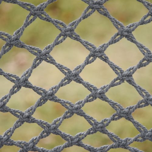 Cotton-Polyester Blend Macrame Hanging Chair Swing Hammock & Backrest, Grey - Hammocks from Outsunny