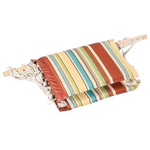 Hanging Hammock Chair Swing Thick Rope Frame Safe Wide Seat - Hammocks from Outsunny