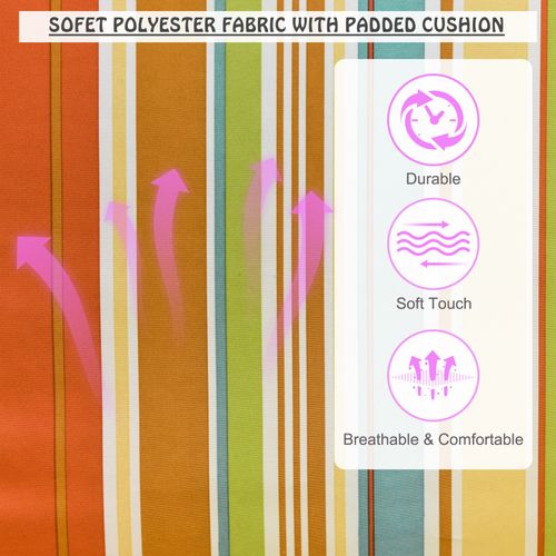 Hanging Hammock Chair Swing Thick Rope Frame Safe Wide Seat - Hammocks from Outsunny