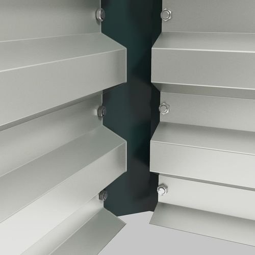 Outsunny Outdoor Planter Box, Steel Raised Garden Bed, Set of 2, Green - Home Symphony