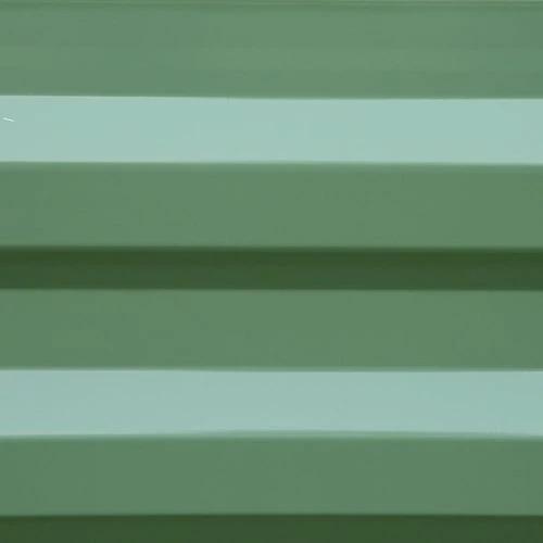 Outsunny Outsunny Set of 2 Raised Garden Bed Galvanised Planter Box Easy Setup Green - Raised Beds