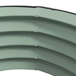 Outsunny Set of 2 Raised Garden Bed Metal Planter Box with Safety Edging, Green by Outsunny