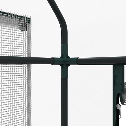 Outsunny Wooden Raised Planter, Garden Bed with Greenhouse Cover and Bed Liner - Home Symphony