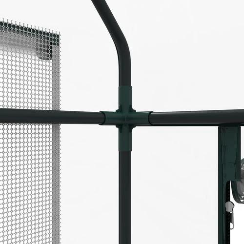 Outsunny Outsunny Wooden Raised Planter, Garden Bed with Greenhouse Cover and Bed Liner - Raised Beds