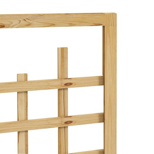 Outsunny Wooden Trellis Planter, Raised Garden Bed with Wheels and Bed Liner - Home Symphony