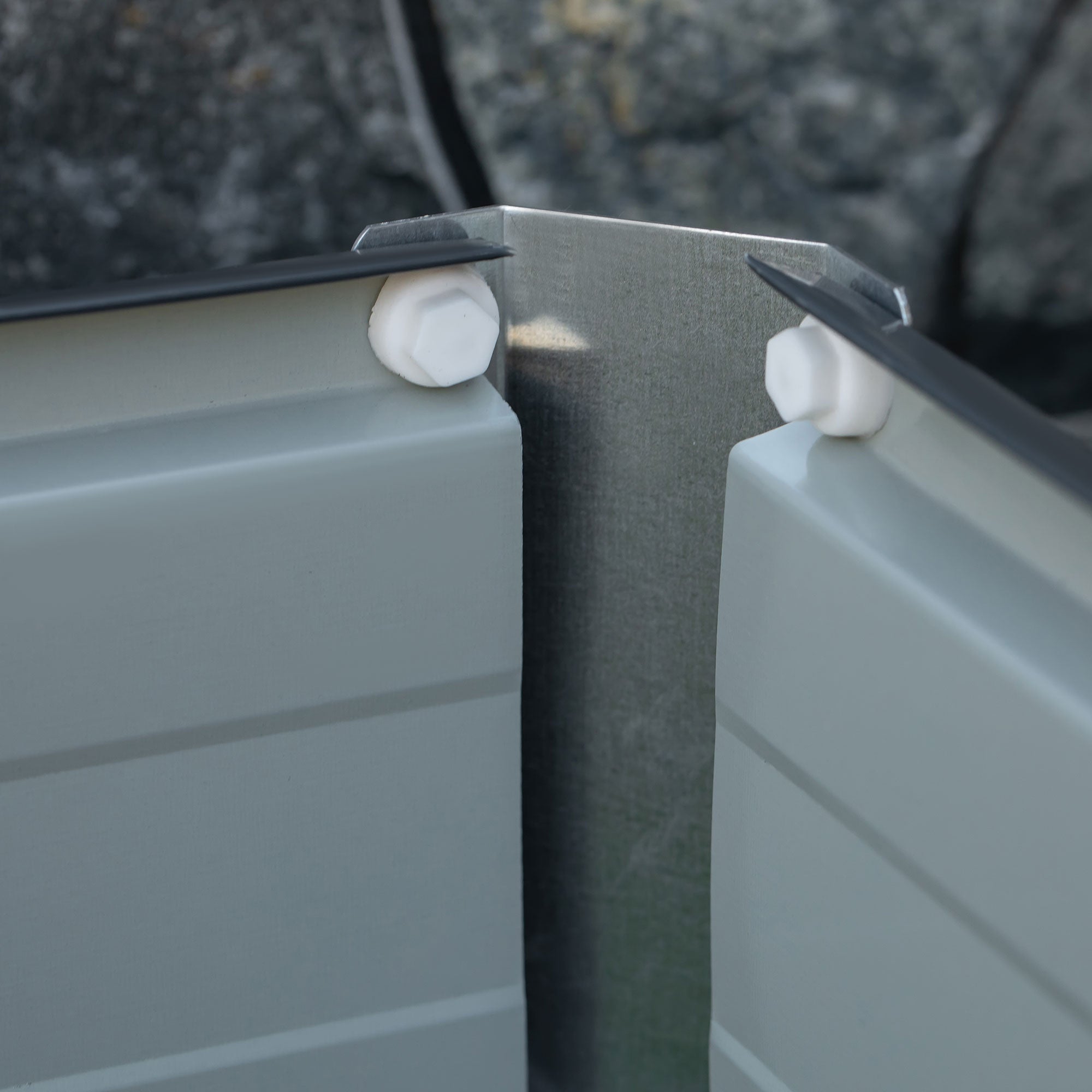 Raised Garden Bed, Elevated Planter Box & Gloves, Grey - Raised Beds from Outsunny