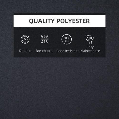 Outsunny Outsunny Garden Sun Lounger Chair Cushion Reclining Relaxer Indoor Outdoor Black - Sun Lounger