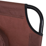 Folding Sun Lounger Reclining Chair w/ Pillow Reading Hole - Sun Lounger from Outsunny