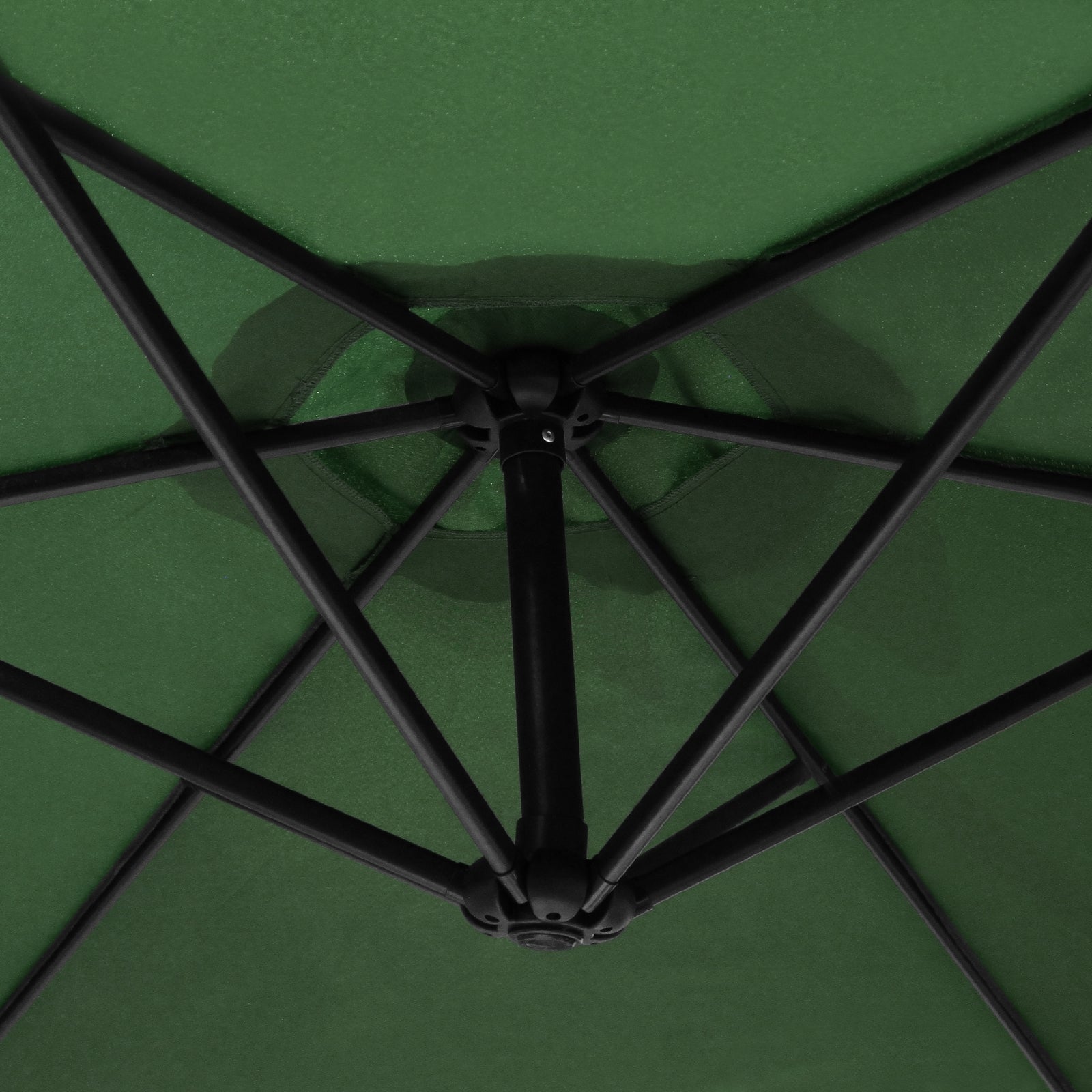 Green Cantilever Parasol 3m Crank Patio
