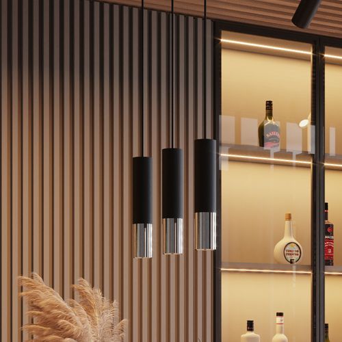 Pendant lamp steel Loopez modern Design GU10 - Home Symphony