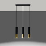 Pendant lamp steel Loopez modern Design GU10 by Sollux Lighting