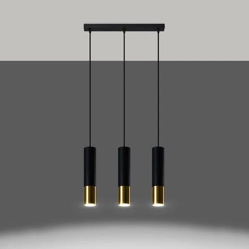Pendant lamp steel Loopez modern Design GU10 by Sollux Lighting