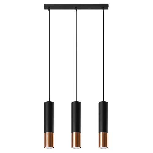 Sollux Lighting Pendant lamp steel Loopez modern Design GU10 - Pendant Lights