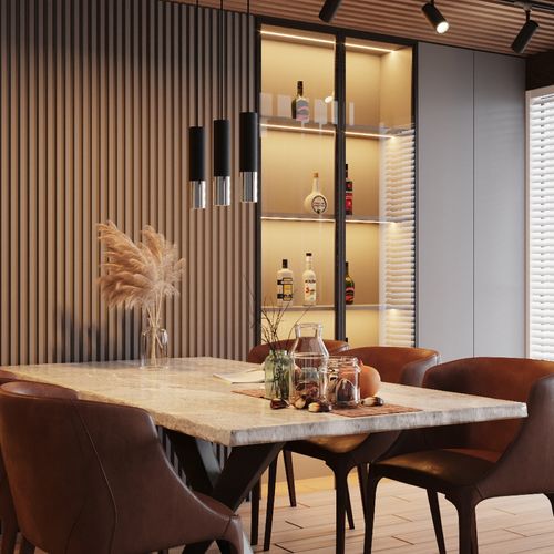 Pendant lamp steel Loopez modern Design GU10 - Home Symphony