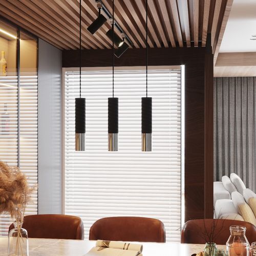 Pendant lamp steel Loopez modern Design GU10 - Home Symphony