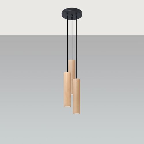 Pendant lamp wood Lino Scandinavian Design GU10 - Home Symphony