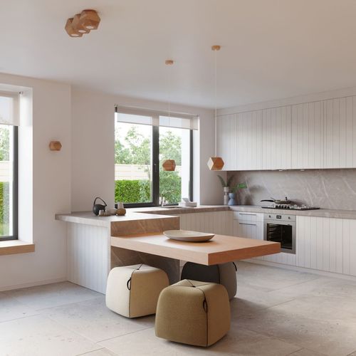 Pendant lamp wood Woody Scandinavian Design GU10 - Home Symphony