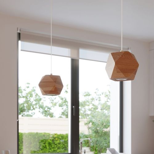 Pendant lamp wood Woody Scandinavian Design GU10 - Home Symphony