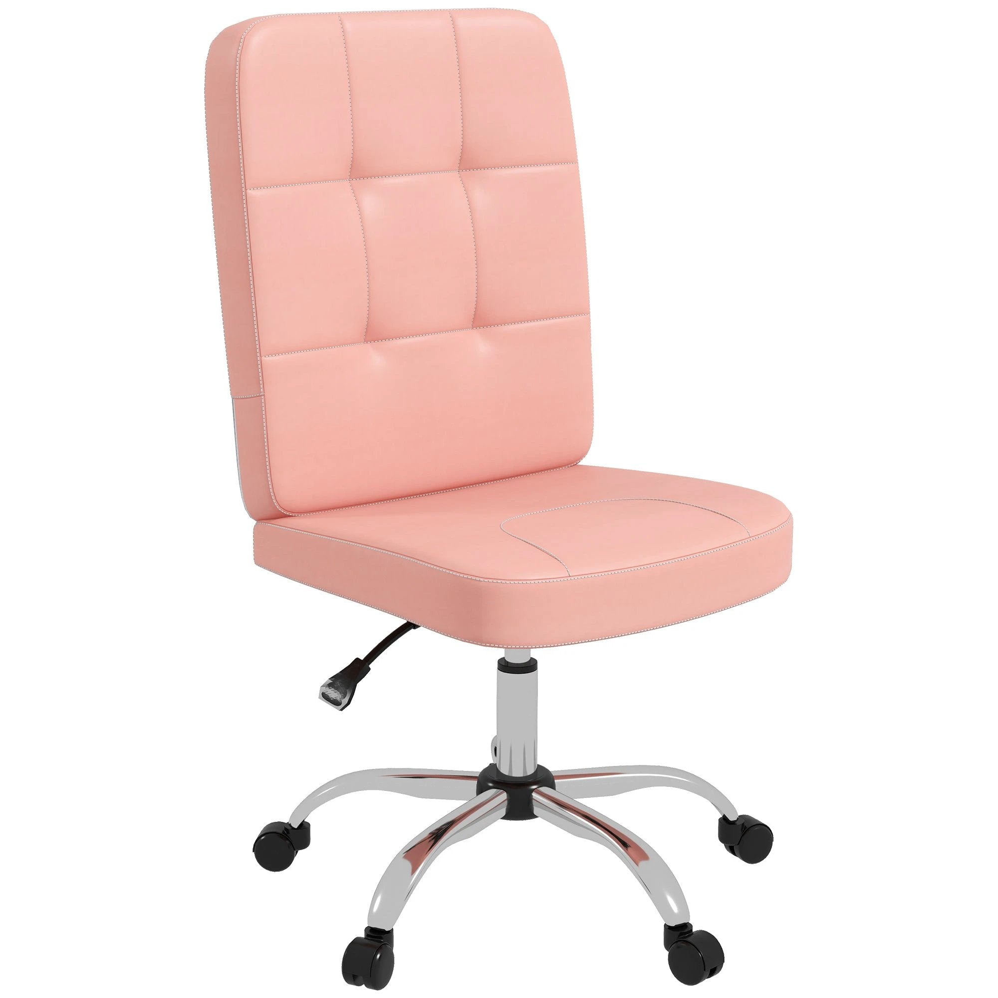 Vinsetto Faux Leather Home Office Chair with Adjustable Height - Office Chair