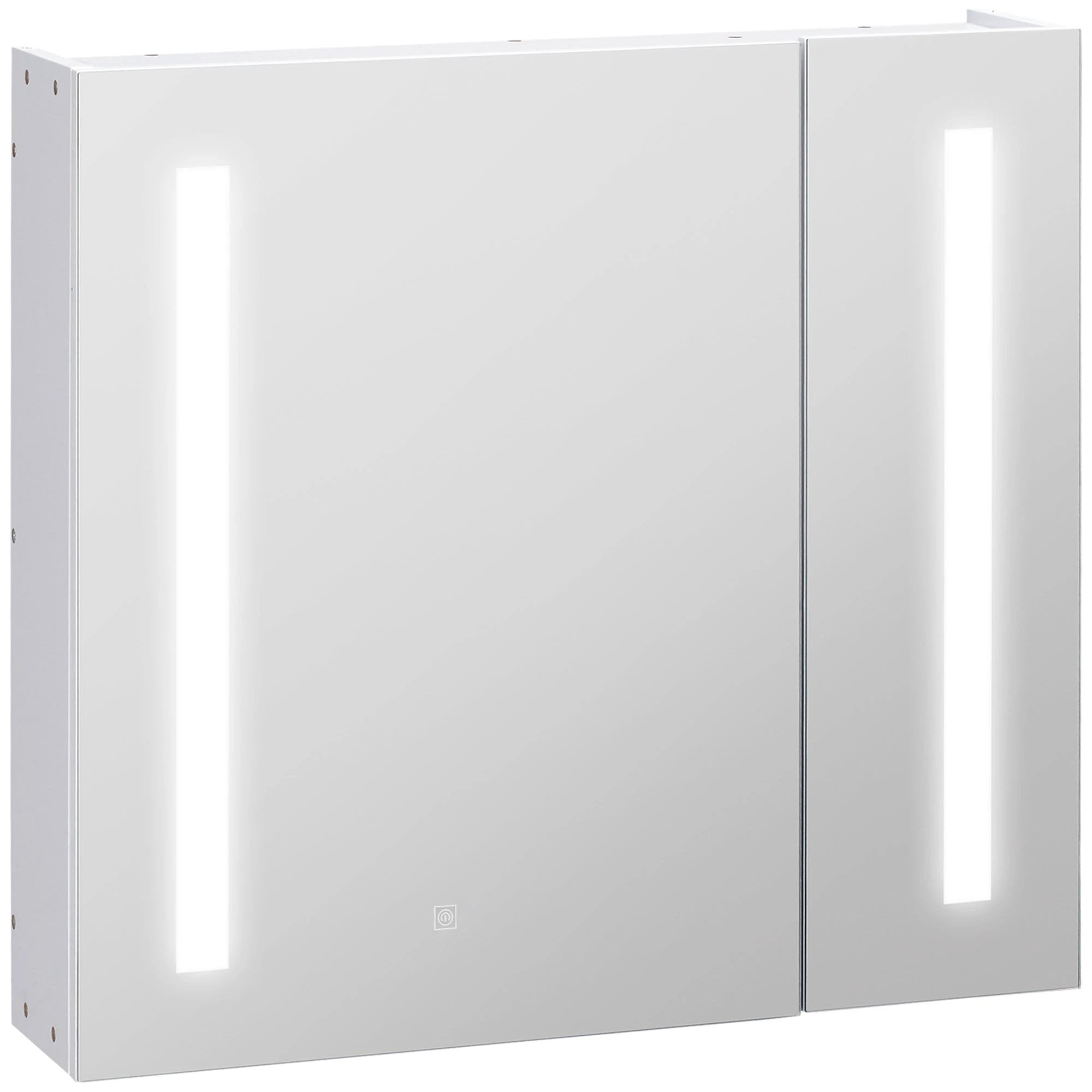 Unbranded kleankin LED Illuminated Mirror Cabinet Lights, Touch Switch, for Bathroom - Bathroom Lights