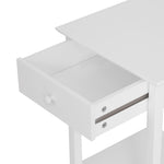 Wooden Bedside Table Cabinet W/ Drawer Shelf Storage End Side White - Bedside Table from Unbranded