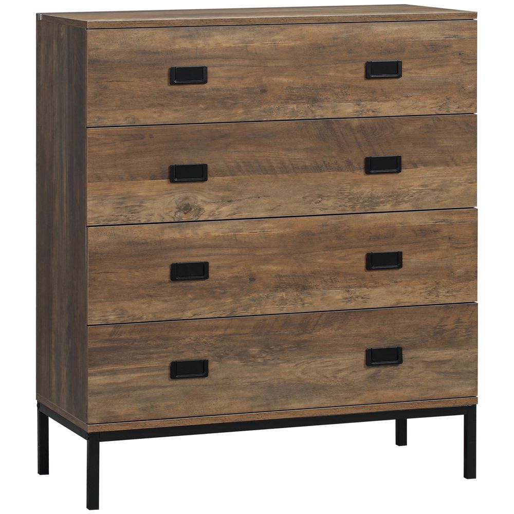 Chest of Drawers, 4 Drawer Unit Storage Chest Bedroom Living Room - Chest of Drawers from Unbranded