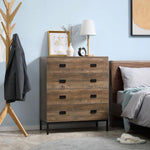 Unbranded Chest of Drawers, 4 Drawer Unit Storage Chest Bedroom Living Room - Uncategorized Chest of Drawers