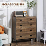 Unbranded Chest of Drawers, 4 Drawer Unit Storage Chest Bedroom Living Room - Uncategorized Chest of Drawers