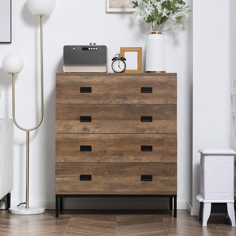 Unbranded Chest of Drawers, 4 Drawer Unit Storage Chest Bedroom Living Room - Uncategorized Chest of Drawers