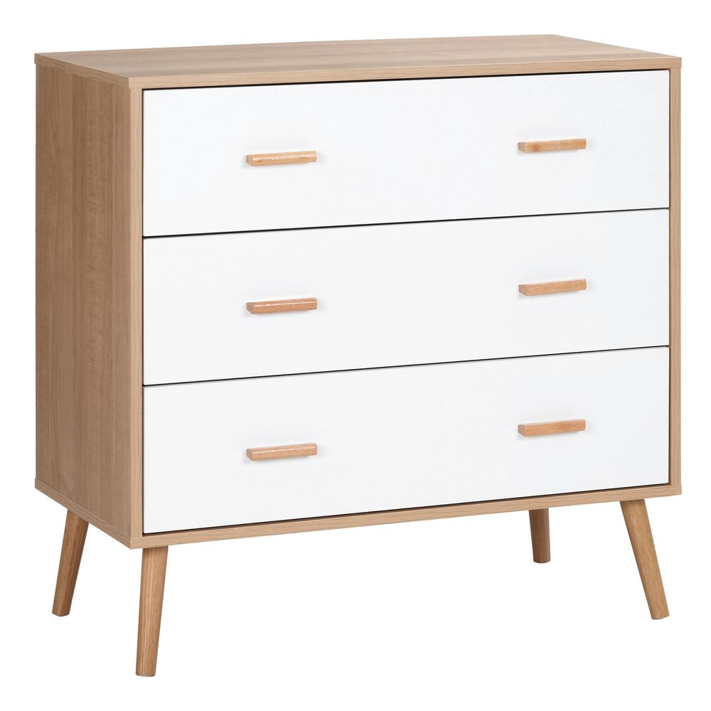 Chest of Drawers with 3 Drawers Storage Organizer for Living Room - Chest of Drawers from Unbranded