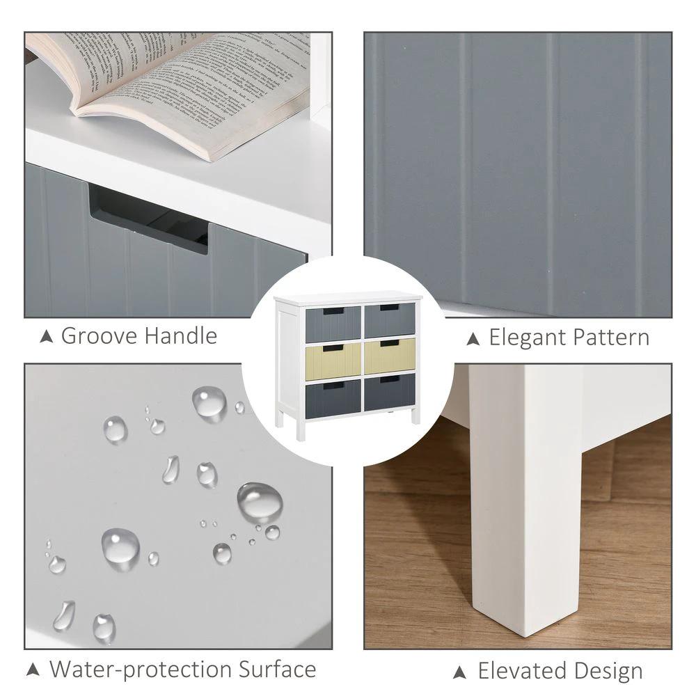 Unbranded Simple Chest of 6 Drawers Storage Cabinet for Dining & Living Room - Chest of Drawers