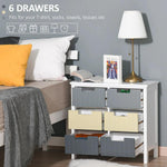 Unbranded Simple Chest of 6 Drawers Storage Cabinet for Dining & Living Room - Chest of Drawers