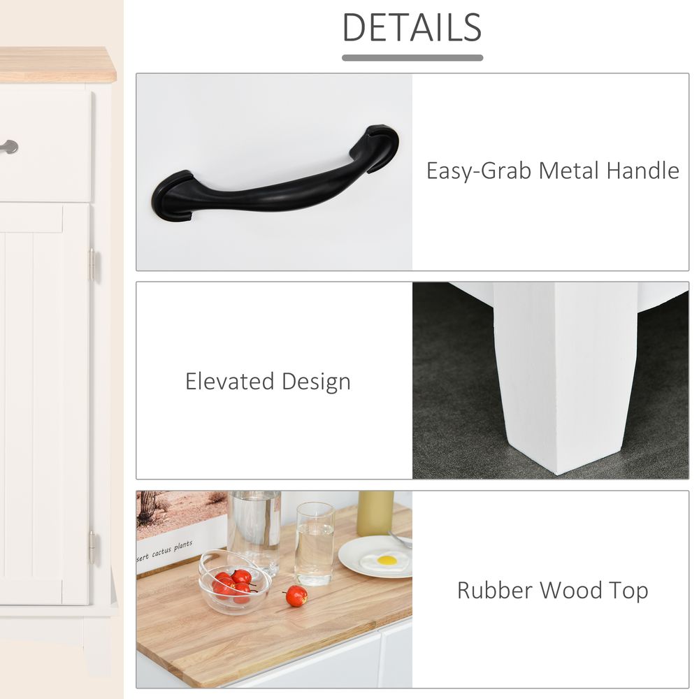 Simple Kitchen Cupboard Storage Cabinet w/ Drawer Living & Dining Room - Chest of Drawers from Unbranded