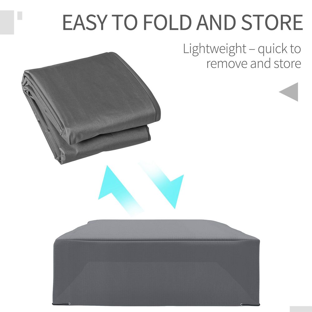 225x210cm Outdoor Garden Furniture Protective Cover UV Resistant Outsunny - Cover from Unbranded