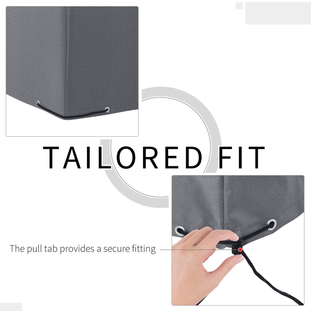 225x210cm Outdoor Garden Furniture Protective Cover UV Resistant Outsunny - Cover from Unbranded