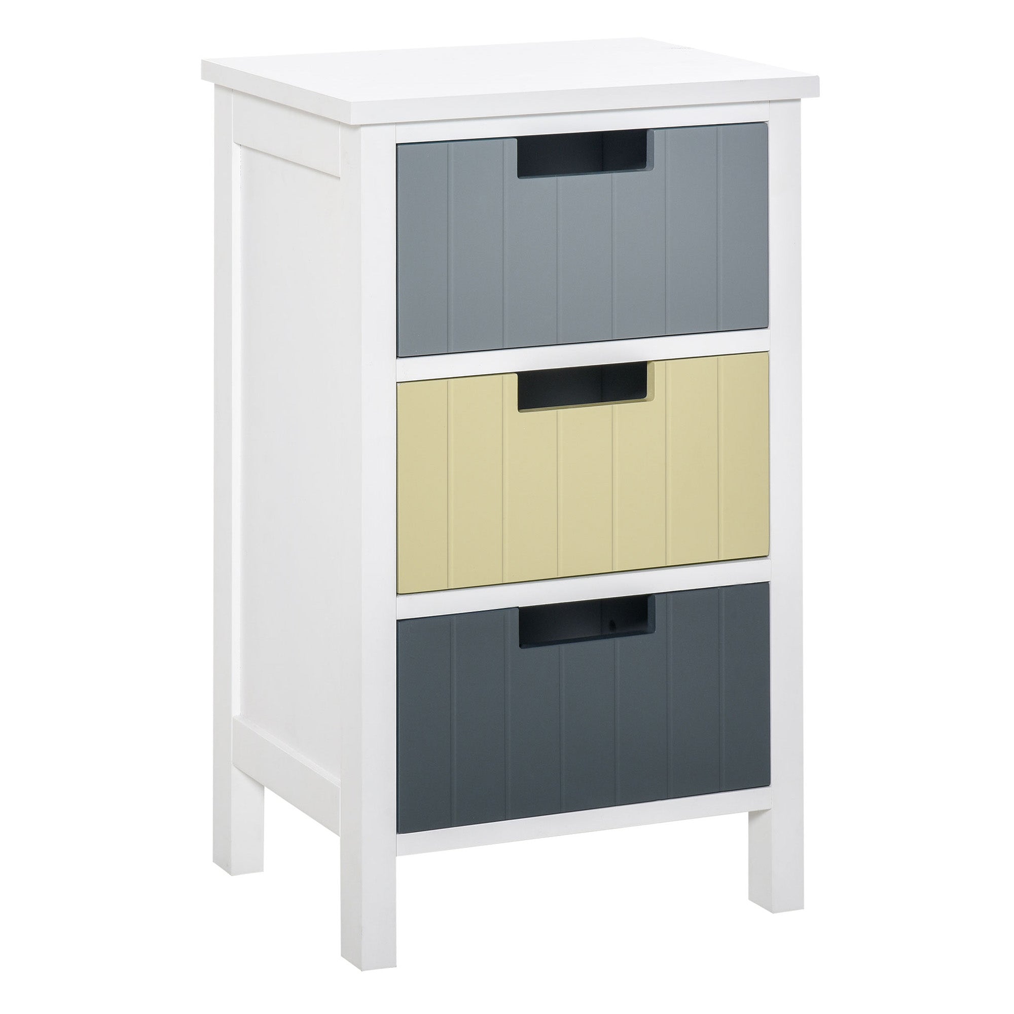3 Drawer Colourful Storage Cabinet Tower Dresser Chest Organiser Home -  from Unbranded